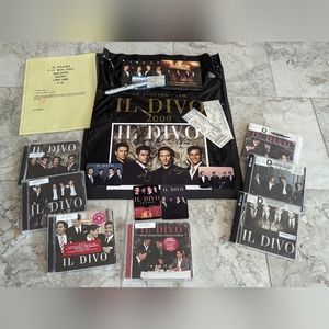 Huge Lot of *Autographed* Il Divo Memorabilia.
